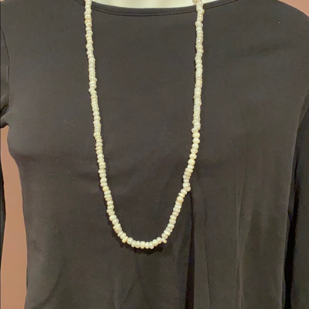 Long Authentic Pearl Necklace